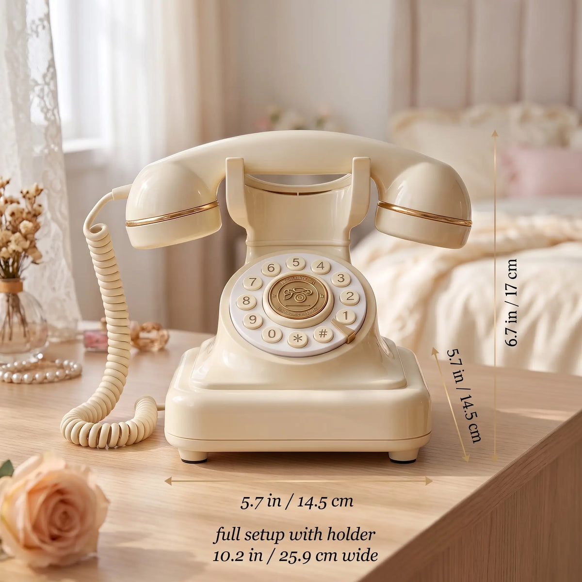 Retro Bluetooth Rotary Phone