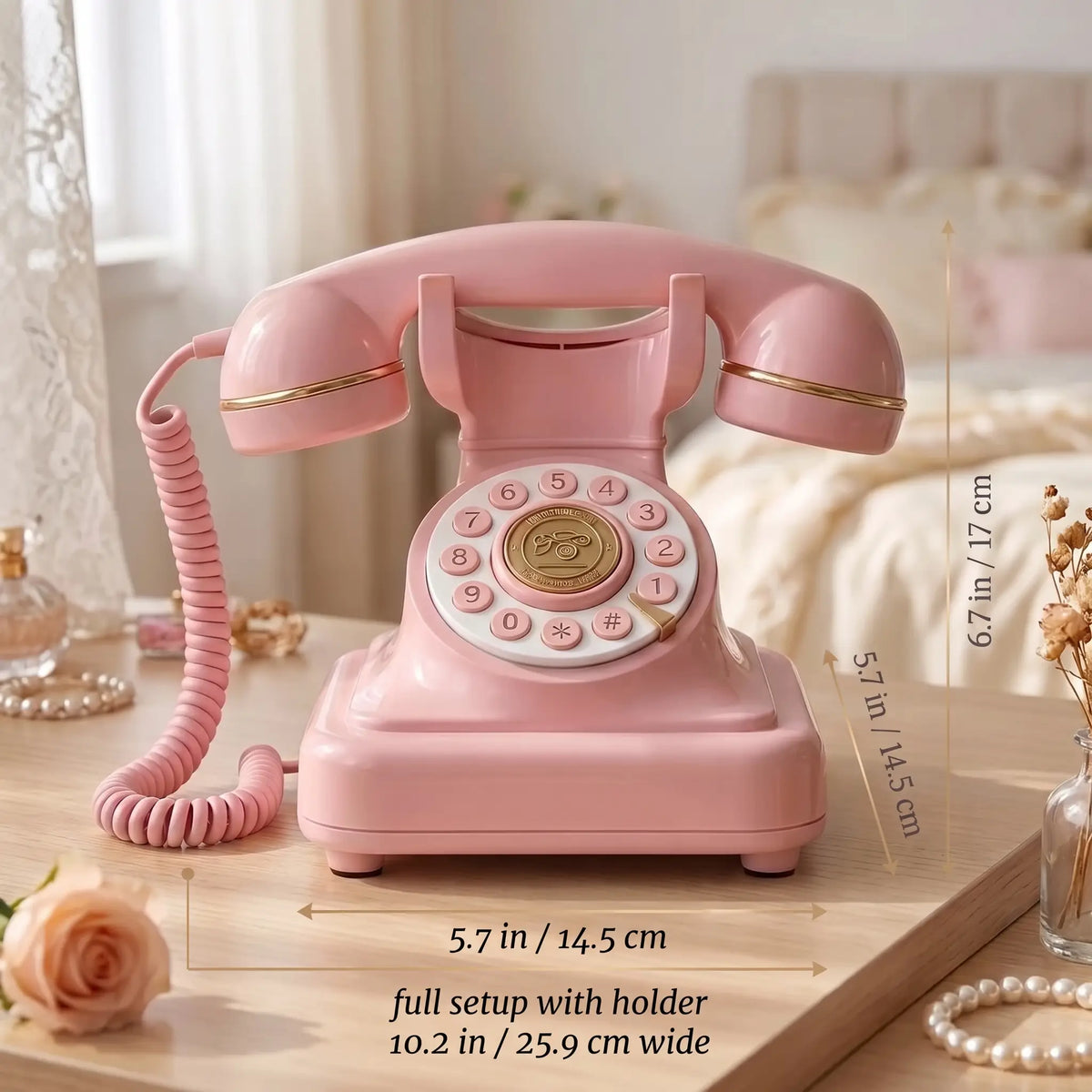 Retro Bluetooth Rotary Phone